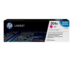 Printertilbehør blekk/toner - HP 304A / CC533A Magenta Toner - Laser toner Rød - CC533A