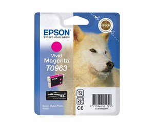 Printertilbehør blekk/toner - Epson T0963 Magenta - Blekkpatron Vivid magenta - C13T09634010