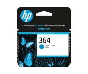 Printertilbehør blekk/toner - HP 364 / CB318EE Cyan Ink - Blekkpatron Blå - CB318EE