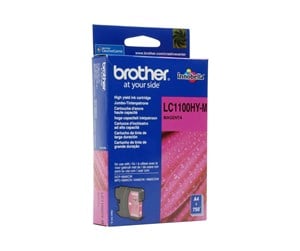 Printertilbehør blekk/toner - Brother LC1100M / LC 1100M Magenta Ink - Blekkpatron Rød - LC1100M