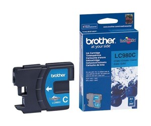 Printertilbehør blekk/toner - Brother LC980C Ink (LC980C) - Blekkpatron Blå - LC980C