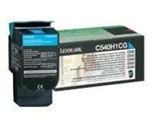 Printertilbehør blekk/toner - Lexmark C540H1CG Toner - Laser toner Blå - C540H1CG