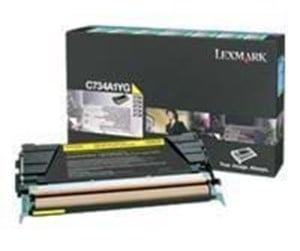 Printertilbehør blekk/toner - Lexmark C734A1YG Toner Yellow - Laser toner Yellow - C734A1YG