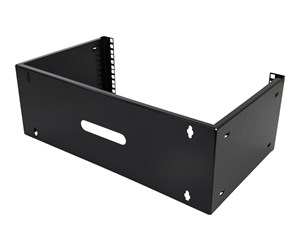 Kabinett tilbehør (kjølepasta mv.) - Deltaco Mounting bracket wall mountable RAL 9004 4U 19" - 19-WMB4