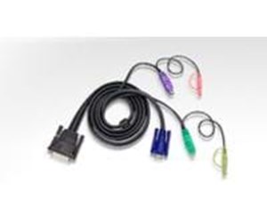 KVM-kabel - ATEN KVM-kabel DB25 han til 2xPS/2 han - 2L-1705P