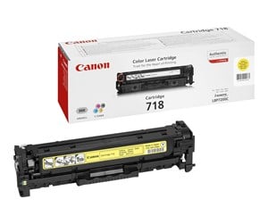 Printertilbehør blekk/toner - Canon CRG 718 / 2659B002 Yellow - Laser toner Yellow - 2659B002