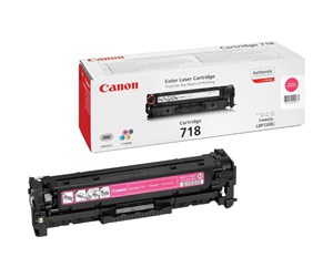 Printertilbehør blekk/toner - Canon CRG 718 / 2660B002 Magenta - Laser toner Rød - 2660B002