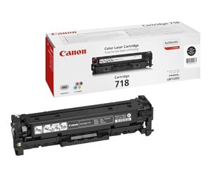 Printertilbehør blekk/toner - Canon CRG 718 / 2662B002 Black - Laser toner Svart - 2662B002