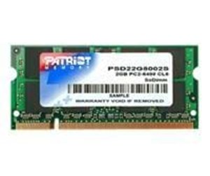 RAM - Patriot SL SO-DIMM DDR2-800 2GB - CAS 5 - PSD22G8002S