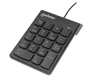 Tastatur - IC INTRACOM Numeric Keypad USB Sort - Tastatur - Engelsk - 176354