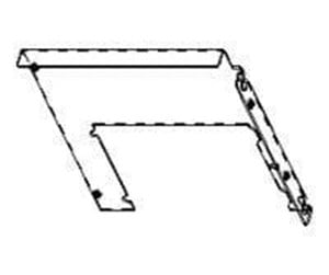 Kabinett tilbehør (kjølepasta mv.) - Chenbro PSU BRACKET.3U.FOR ZIPPY M1Z3- - 84H331210-013