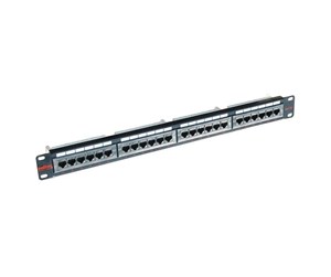 Tilbehør - Roline 24xRJ45 CAT5E UTP Patch Panel - 26.11.0349-5