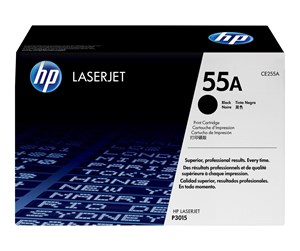 Printertilbehør blekk/toner - HP 55A / CE255A - Black Laser Toner - Laser toner Svart - CE255A