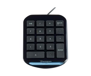 Tastatur - Targus Number Pad - Black/Grey - Tastatur - Grå - AKP10EU