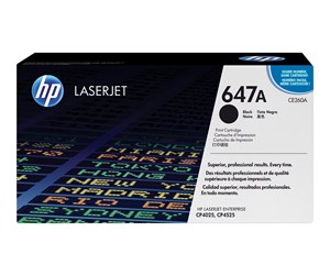 Printertilbehør blekk/toner - HP 647A / CE260A Black Toner - Laser toner Svart - CE260A