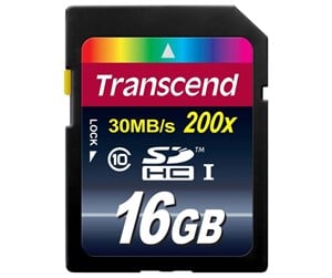 Minnekort - Transcend SDHC Card 16GB Class 10 - TS16GSDHC10