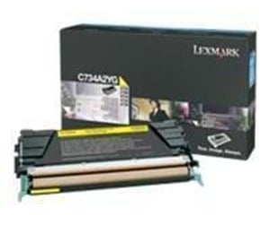 Printertilbehør blekk/toner - Lexmark C734A2YG Toner Yellow - C734A2YG