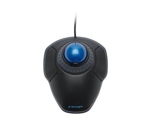 Mus - Kensington Mus Trackball m/Scroll Ring Orbit® ™ - Trackball - Optisk - 2 - Svart - K72337EU