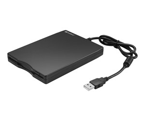 Optisk driver (DVD/BR/Floppy) - Sandberg USB Floppy Mini Reader - Floppy - USB - Svart - 133-50