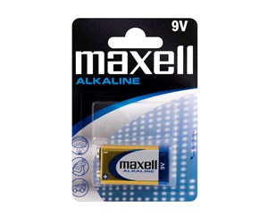 Batteri - Maxell 9V/6LR61 Alkaline 1-pack - LR61