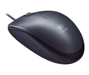 Mus - Logitech M90 HD Optical Mouse - Black - Mus - Optisk - 3 knapper - Svart - 910-001793