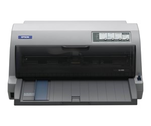 Skriver - Epson LQ-690 24-Pin Dot Matrix Printer Matriseskriver - Sort/hvit - Matriseskriver - C11CA13041