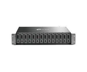 Nettverksutstyr - TP-Link TL-MC1400 14-Slot Rackmount Chassis for Media Converts 2U 19" - TL-MC1400