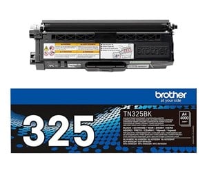 Printertilbehør blekk/toner - Brother TN325BK / TN 325BK High Capacity Black Toner - Laser toner Svart - TN325BK