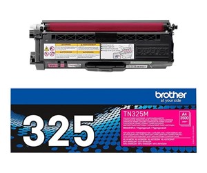 Printertilbehør blekk/toner - Brother TN325M / TN 325M Magenta Toner - Laser toner Rød - TN325M