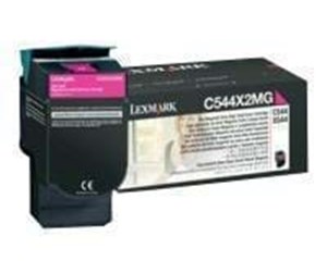 Printertilbehør blekk/toner - Lexmark C544X2MG Toner - Laser toner Rød - C544X2MG