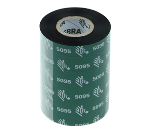 Printertilbehør blekk/toner - Zebra 05095GS11007 / Ribbon 5095 Resin 110 MM 12-Pack - Fargebånd refill (termisk overføring) Svart - 05095GS11007