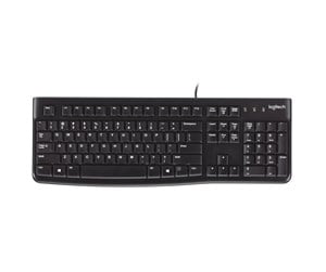 Tastatur - Logitech Keyboard K120 - Tastatur - Nordisk - Svart - 920-002822