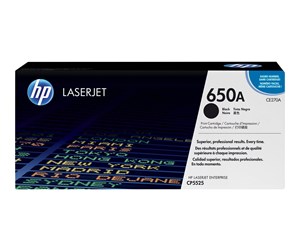 Printertilbehør blekk/toner - HP 650A / CE270A - Black Laser Toner - Laser toner Svart - CE270A