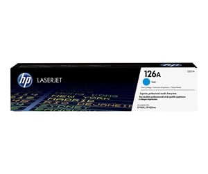 Printertilbehør blekk/toner - HP 126A / CE311A Cyan Toner - Laser toner Blå - CE311A