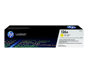 Printertilbehør blekk/toner - HP 126A / CE312A Yellow Toner - Laser toner Yellow - CE312A