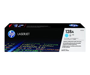 Printertilbehør blekk/toner - HP 128A / CE321A - Cyan Toner - Laser toner Blå - CE321A