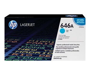 Printertilbehør blekk/toner - HP 646A / CF031A - Laser Toner - Laser toner Blå - CF031A