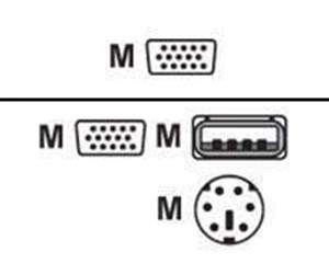 KVM-kabel - LevelOne ACC-2101 - kabel til tastatur / video / mus (KVM) - ACC-2101