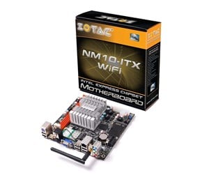 Hovedkort - ZOTAC NM10-ITX WiFi Hovedkort - Intel NM10 Express - socket - DDR2 RAM - Mini-ITX - NM10-E-E