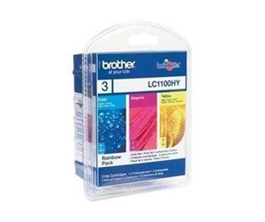 Printertilbehør blekk/toner - Brother LC 1100 Rainbow Pack - Laser toner Blå - LC1100RBWBPDR