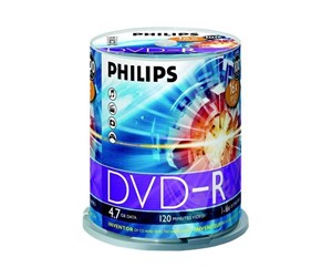 Lagrings-tilbehør - Philips DM4S6B00F - DVD-R x 100 - 4.7 GB - DM4S6B00F/00