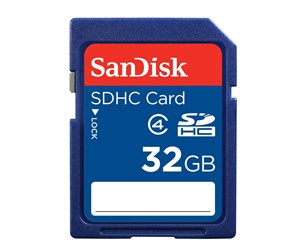 Minnekort - SanDisk Standard flashhukommelseskort - 32 GB - SDSDB-032G-B35