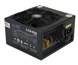 Strømforsyning (PSU) - LC Power Super Silent LC6450 V2.2 - 450W Strømforsyning (PSU) - 450 Watt - 120 mm - ATX - 80 Plus White sertifisert - LC6450 V2.2