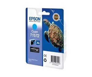 Printertilbehør blekk/toner - Epson T1572 Ink Cartridge - Cyan Ink - Blekkpatron Blå - C13T15724010