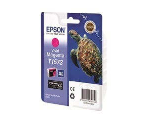 Printertilbehør blekk/toner - Epson T1573 Ink Cartridge - Magenta - Blekkpatron Vivid magenta - C13T15734010