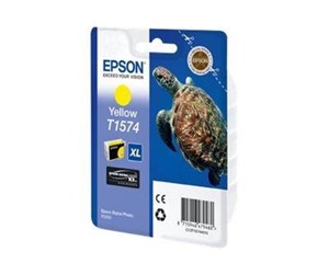 Printertilbehør blekk/toner - Epson T1574 Ink Cartridge - Yellow - Blekkpatron Yellow - C13T15744010