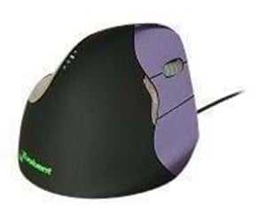 Mus - Evoluent VerticalMouse 4 Small - VM4S - Ergonomisk mus - Optisk - 6 - Svart - VM4S