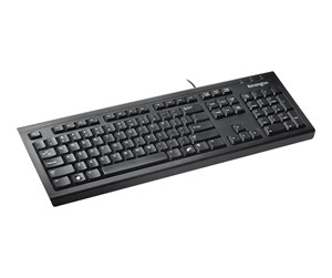 Tastatur - Kensington ValuKeyboard tastatur - Tastatur - Svart - 1500109