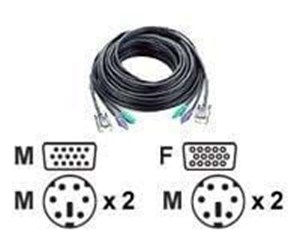 KVM-kabel - ATEN 2L-1010P/C - kabel til tastatur / video / mus (KVM) - 2L-1010P/C