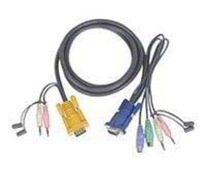 KVM-kabel - ATEN 2L-5302P - tastatur- / mus- / video- / lydkabel - 2L-5302P